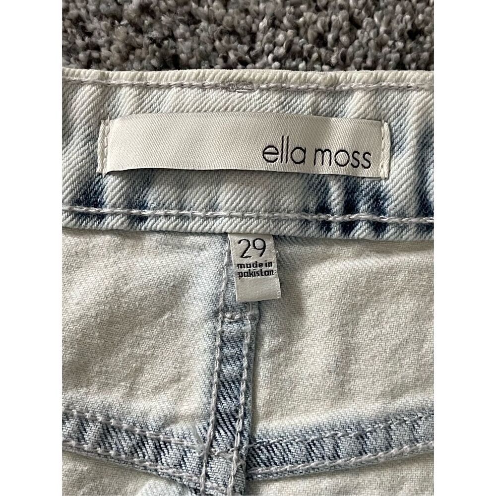 ❤️Ella Moss High Rise Denim Mini Skirt Sz29 - Picture 3 of 6